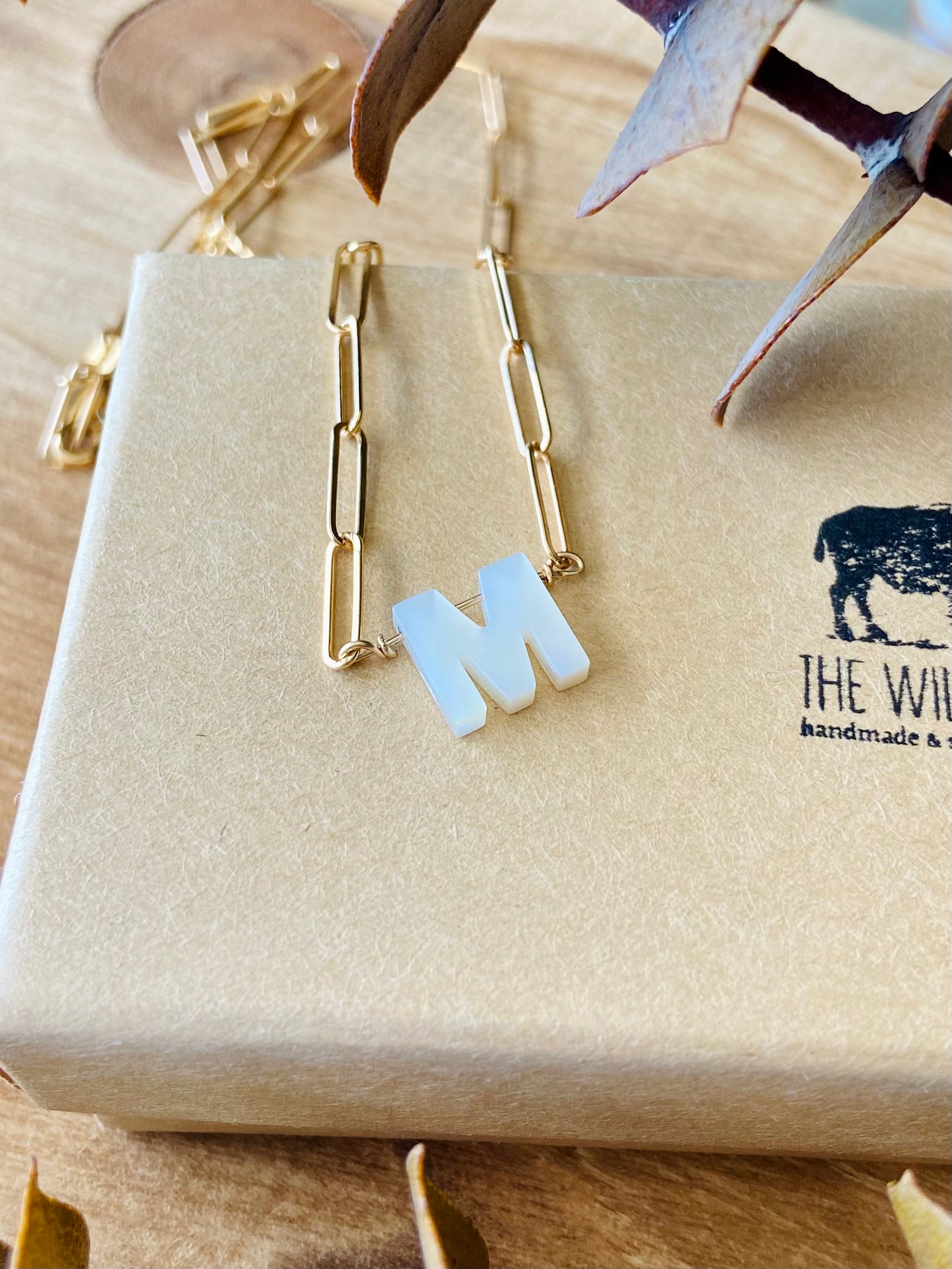Initial Charm Necklace