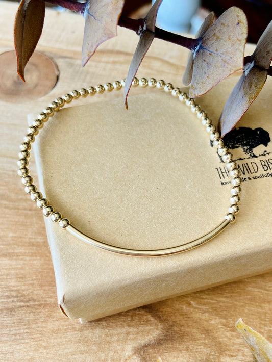 Gold-Filled Bar Bracelet